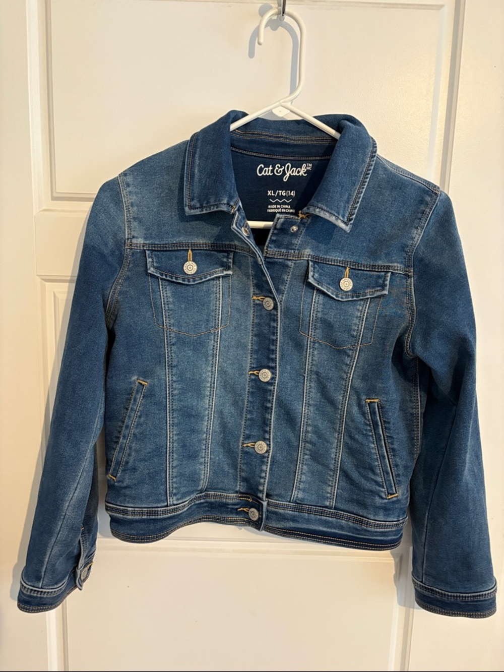 Cat & Jack Medium Blue Denim Jacket for Kids
